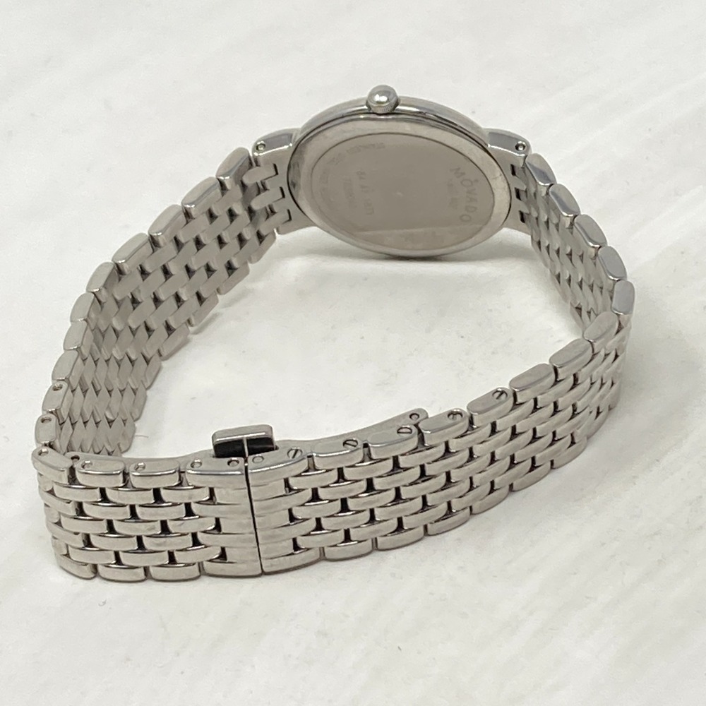 Movado Museum Watch Women 23mm Silver Tone 84.A1.1835 Swiss New Battery 6.5" - Picture 12 of 16